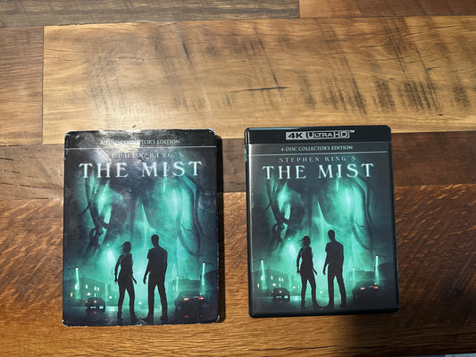 The Mist 4K Ultra HD/Blu ray*Lionsgate*4 Disc Collectors Ed*Slipcover*No Digital