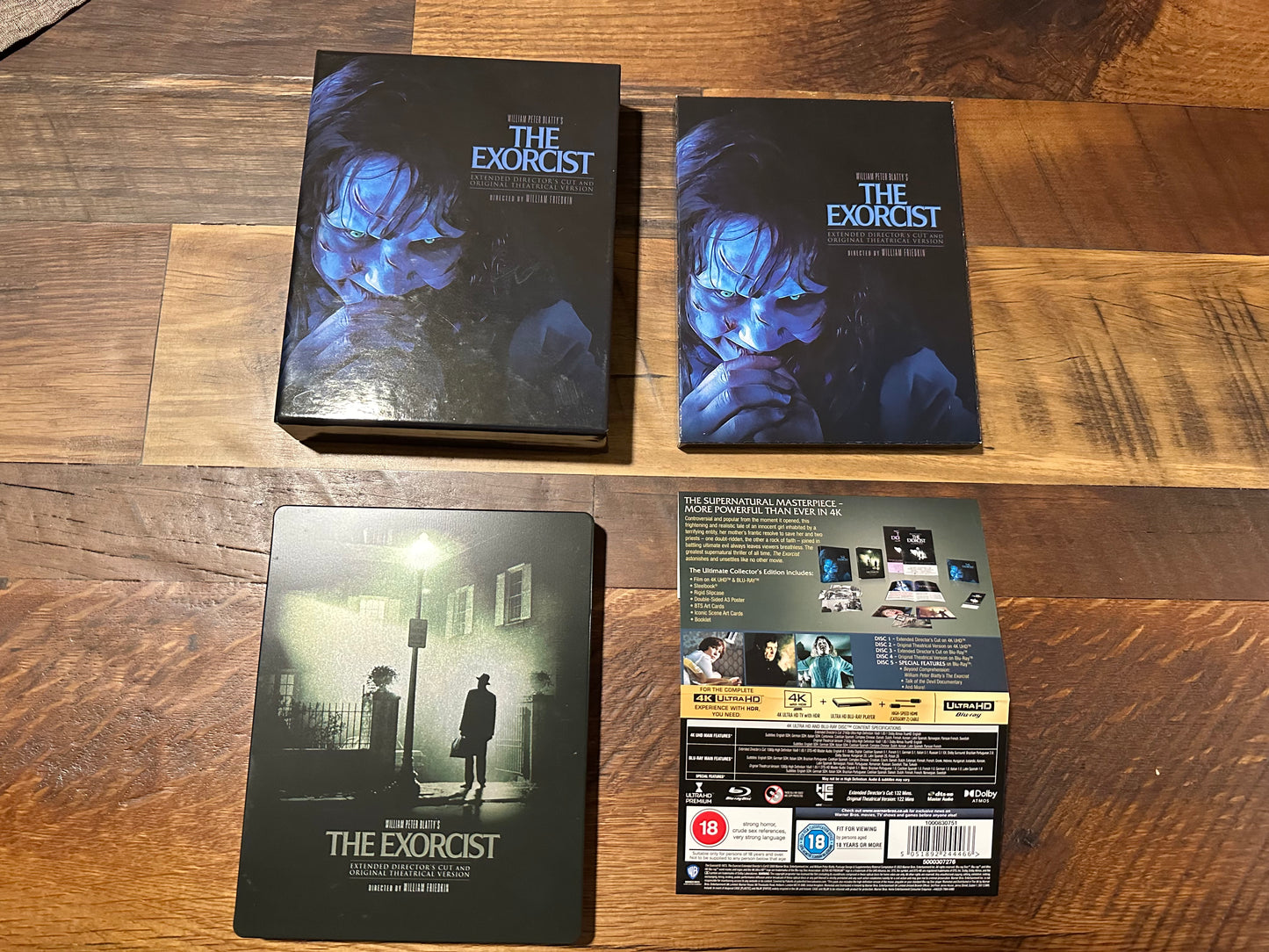 The Exorcist 4K Ultra HD-Ultimate Collector’s Edition-Steelbook-Rare