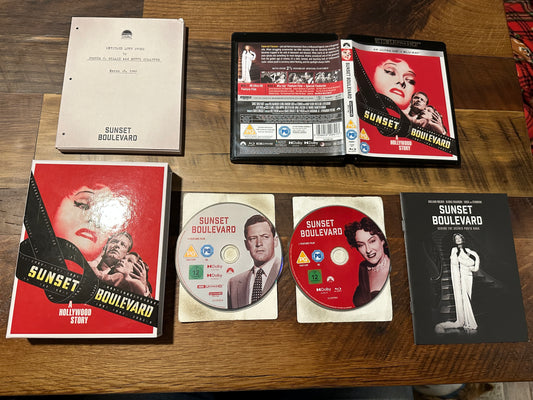 Sunset Boulevard (4K Ultra HD, Paramount, Collector’s Ed, 50’s Classic)