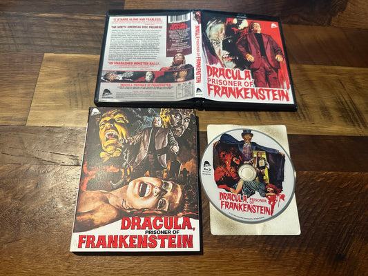 Dracula Prisoner Of Frankenstein (Blu ray, Severin Films, 70’s Classic, Slip)
