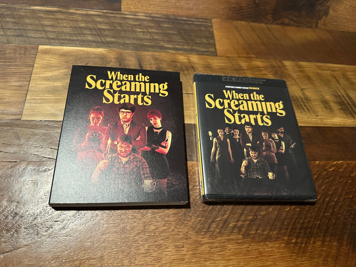 When the Screaming Starts (4K Ultra HD, Terror Vision, Slipcover, NEW)
