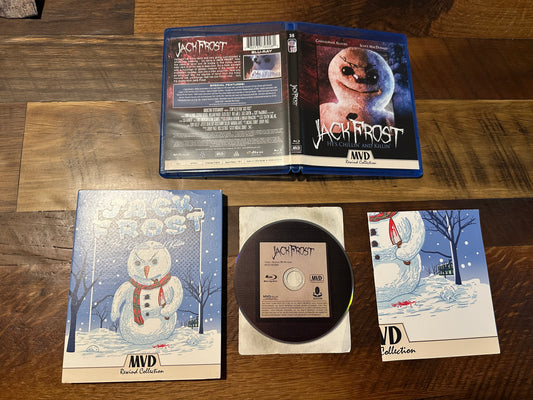 Jack Frost (Blu ray, MVD Rewind Collection, OOP Slipcover, Poster)