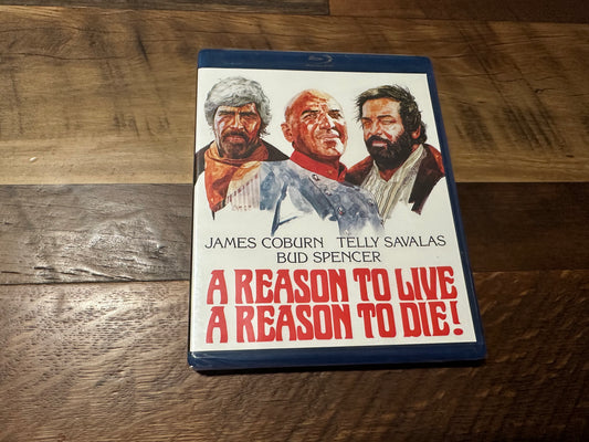 A Reason To Live A Reason To Die! Blu ray-Kino Lorber-70’s Classic-OOP-NEW