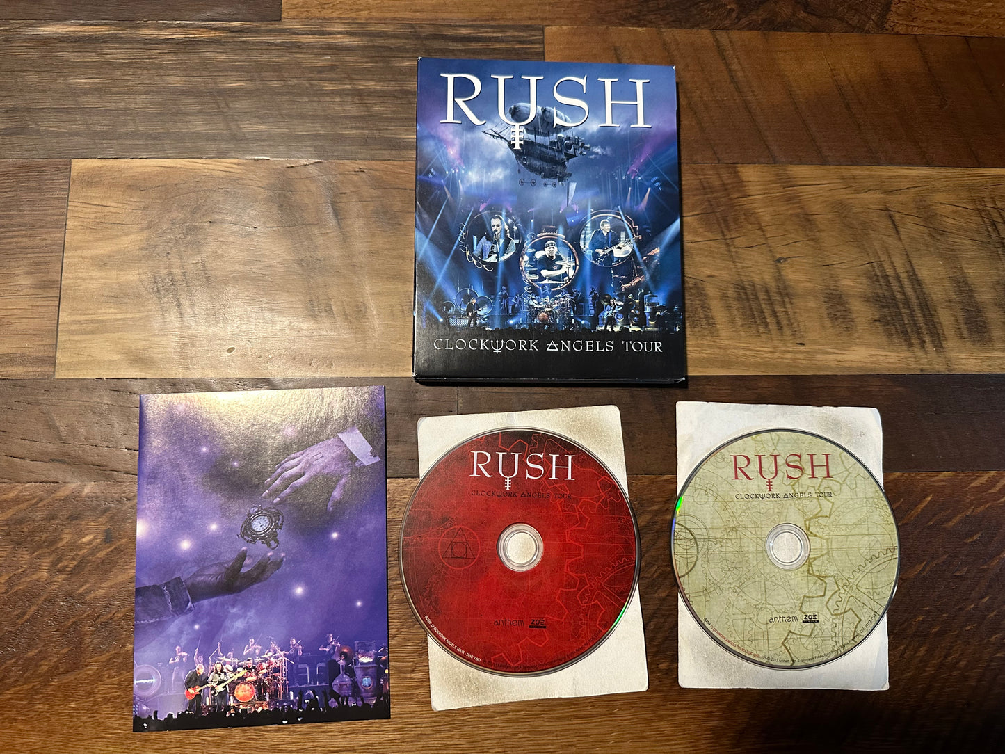 Rush Clockwork Angels Tour DVD-Anthem Films-2 Disc-Classic