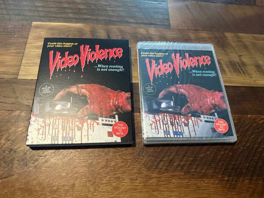 Video Violence Part 1 & 2 Blu ray - Terror Vision - Slipcover - NEW