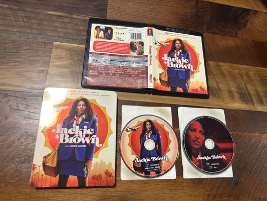 Jackie Brown 4K Ultra HD/Blu ray-Lionsgate-Slipcover-Pam Grier-No Digital
