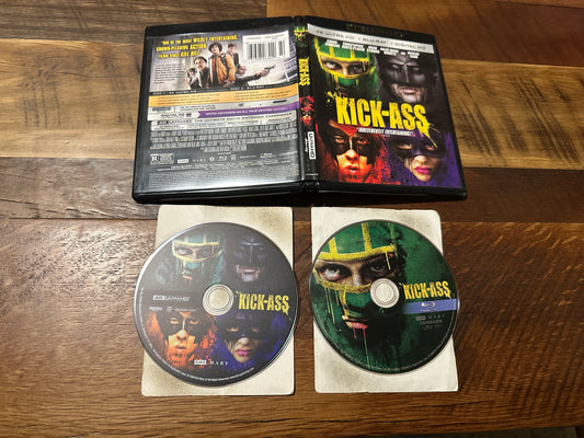Kick-Ass (4K Ultra HD/Blu ray, Lionsgate, 2 Disc, Widescreen, No Digital)