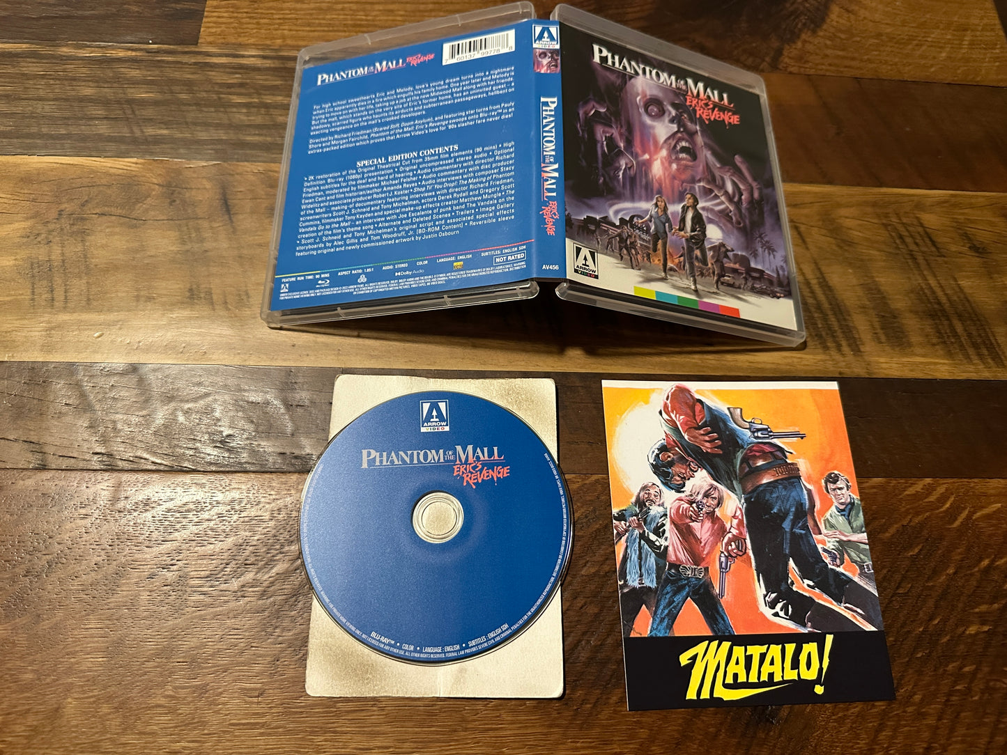 Phantom Of the Mall Eric's Revenge (Blu ray, Arrow Video,US Release)