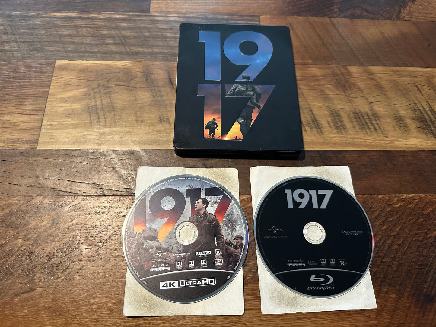 1917 4K Ultra HD/Blu ray-Steelbook-Widescreen-No Digital-