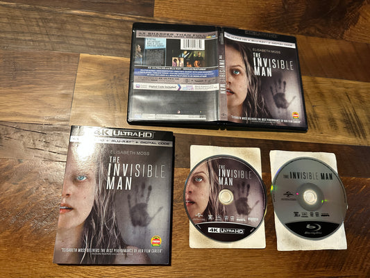 The Invisible Man 4K Ultra HD//Blu ray-Universal-Slipcover-2 Disc, No Digital)