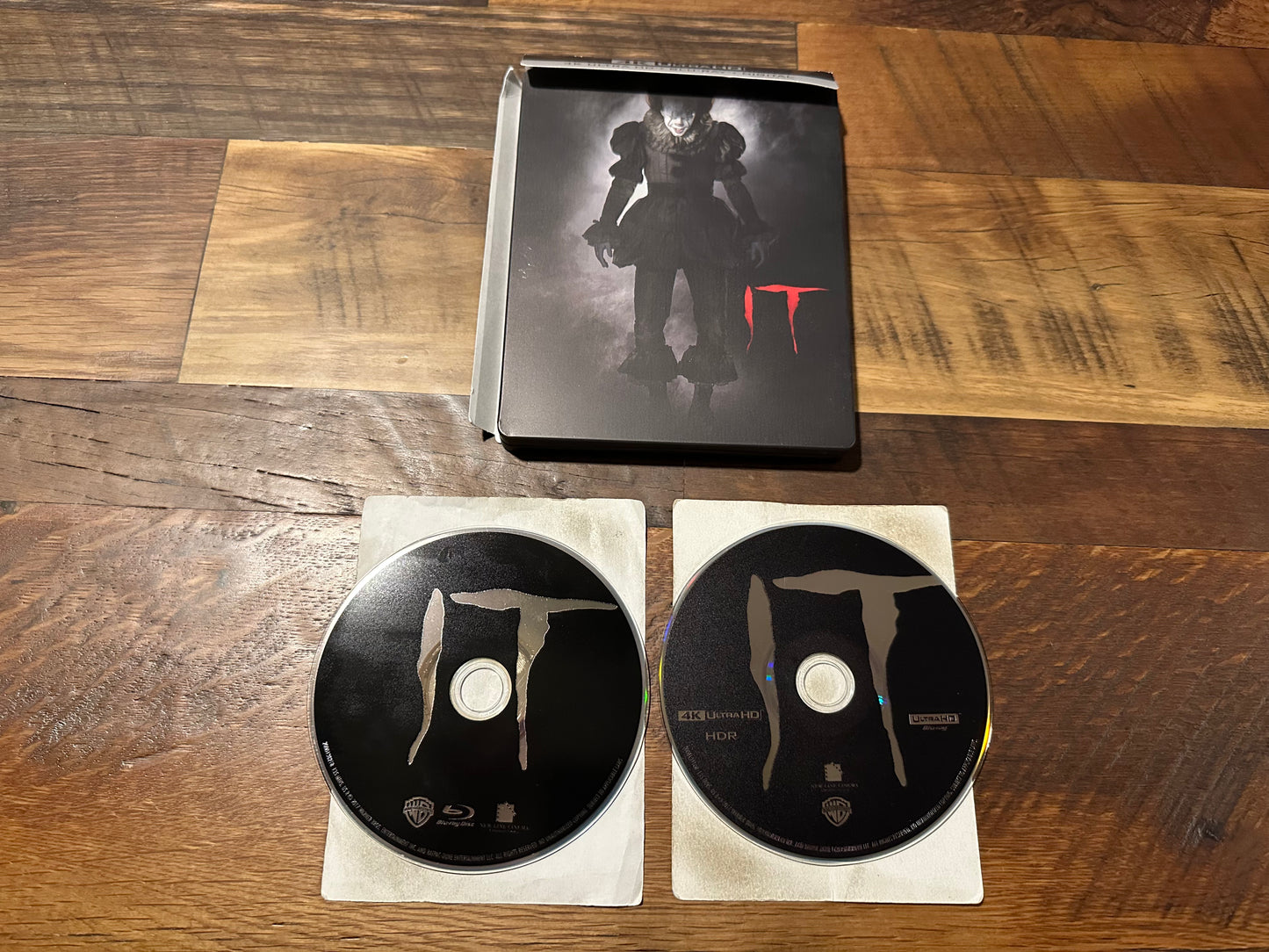 It 2017 4K Ultra HD/Blu ray-Warner Bros-Steelbook-2 Disc-No Digital-