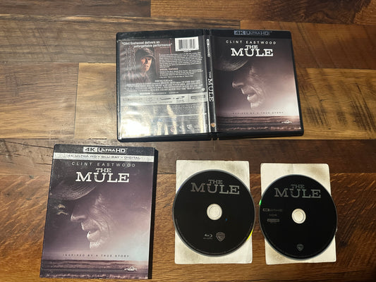 The Mule (4K Ultra HD/Blu ray, Warner Bros, Slipcover, 2 Disc, No Digital)