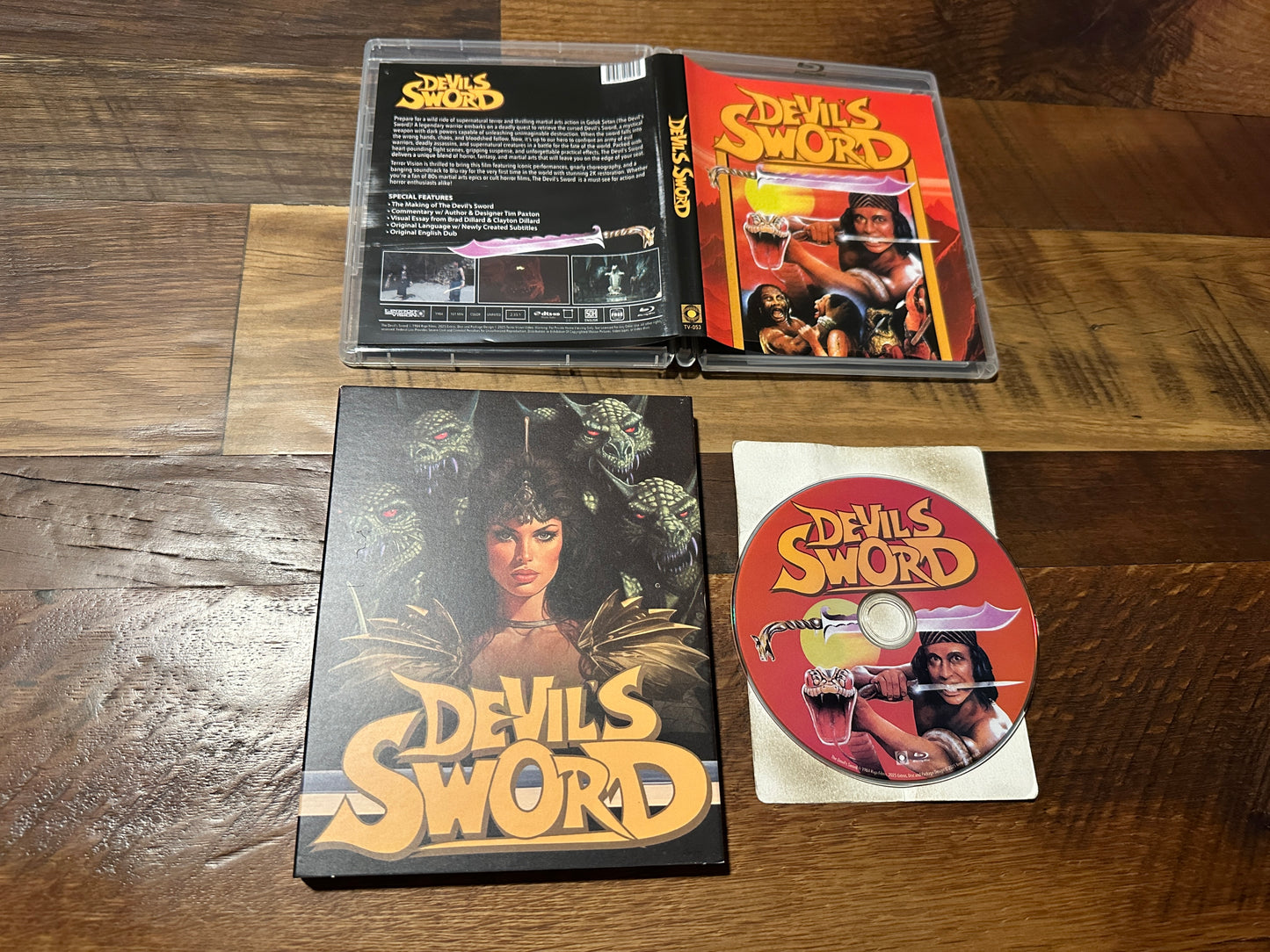 Devil’s Sword (Blu ray, Terror Vision, Slipcover, 80’s Classic)