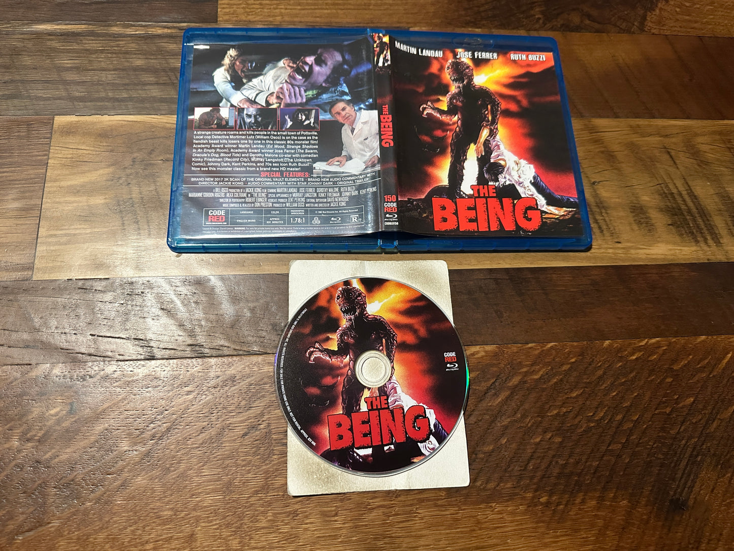 The Being (Blu ray, Code Red, 80’s Horror Classic, Widescreen)