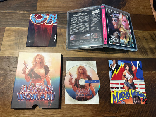 They Call Me Macho Woman! Blu ray-Vinegar Syndrome-Slipcover-