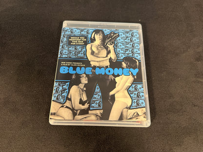 Blue Money (Blu ray/DVD, Vinegar Syndrome, 70’s Sleazy Classic, 2 Disc)