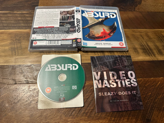 Absurd (Blu ray, 88 Films, Italian Collection, Region B, Booklet)