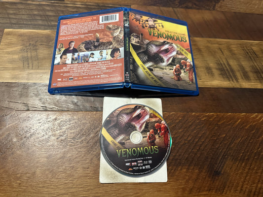 Venomous Blu ray*Scream Factory*2001 Horror*Site Exclusive*Treat Williams*