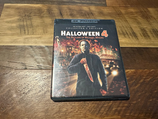 Halloween 4 4K Ultra HD/Blu ray-Scream Factory-Collector’s Edition-NEW