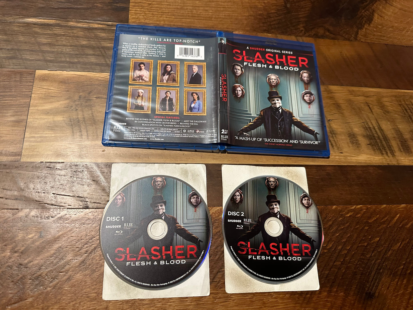 Slasher Flesh & Blood Blu ray-RLJE Films-Shutter Original-