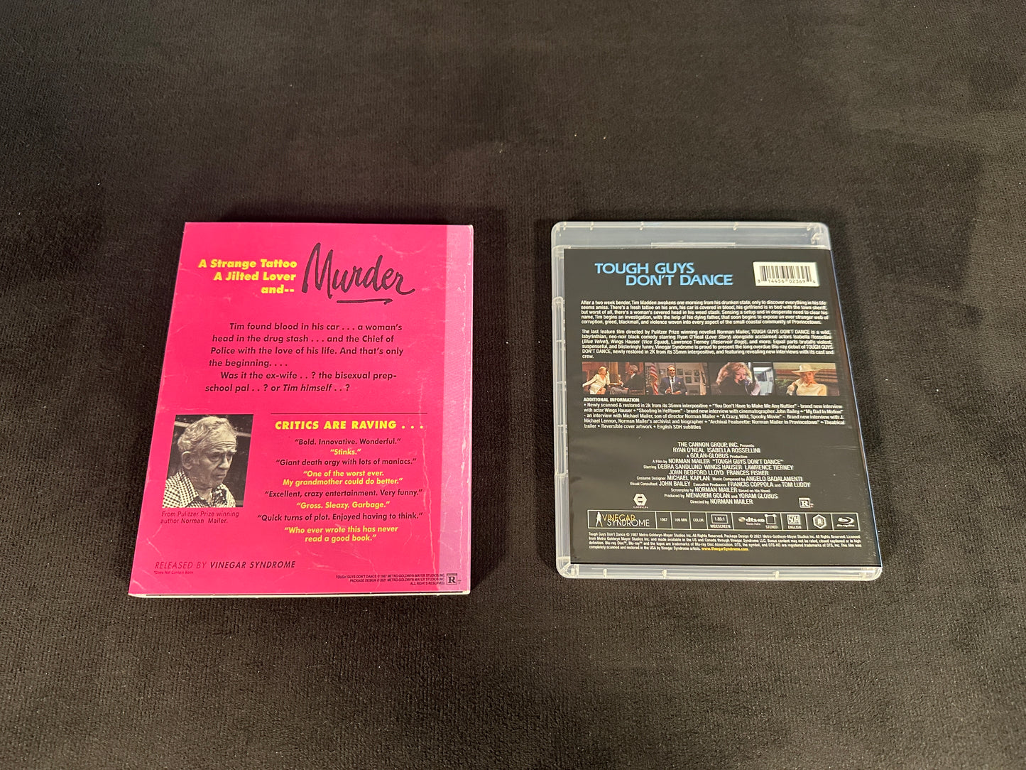Tough Guys Don’t Dance Blu ray-Vinegar Syndrome-Slipcover-80’s