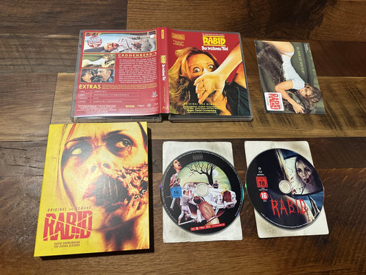 Rabid (Blu ray, Splendid Films, Slipcover, Region B, 2 Disc Limited Ed)