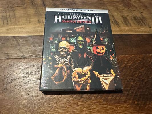Halloween III (4K Ultra HD/Blu ray, Scream Factory, Hard Slipcover, 2 Disc, NEW)