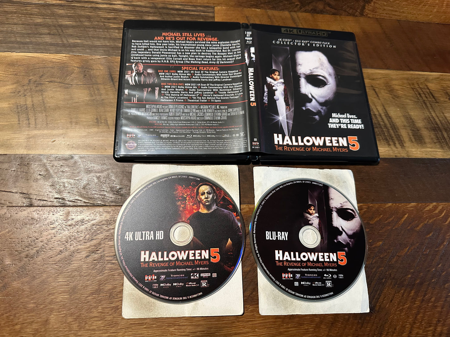 Halloween 5 4K Ultra HD/Blu ray-Scream Factory-Collector’s Edition-