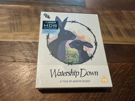 Watership Down 4k Ultra HD-BFI Video-Limited Edition-Booklet-NEW-