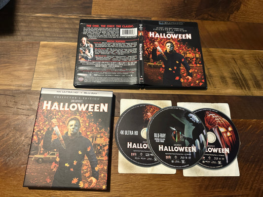 Halloween 4K Ultra HD/Blu ray-Scream Factory-OOP Hard Slipcover-