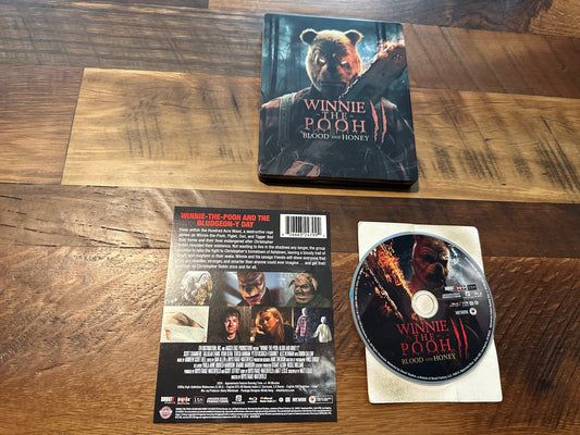 Winnie the Pooh Blood And Honey II Blu ray-Steelbook-Scream Factory-