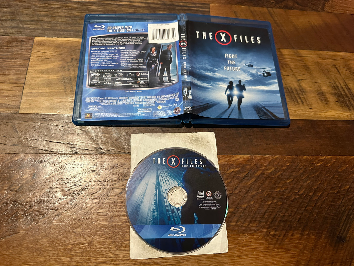 The X Files Fight The Future (Blu ray, 20th Century Fox, 90’s Classic)