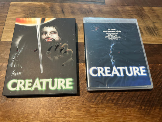 Creature Blu ray-Vinegar Syndrome-Slipcover-80’s Horror-NEW