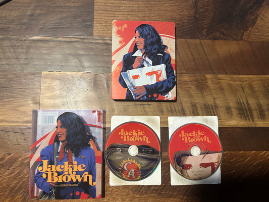 Jackie Brown 4K Ultra HD/Blu ray-Steelbook-Lionsgate-Slip-US Release-No Digital