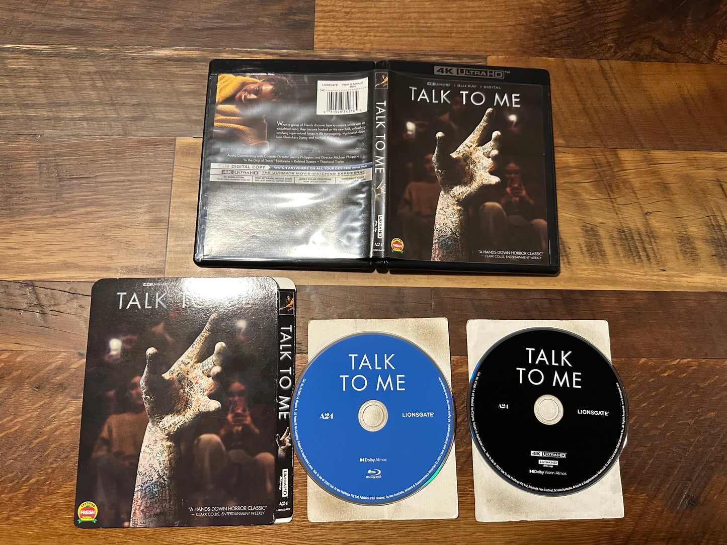 Talk To Me 4K Ultra HD/Blu ray-Lionsgate-Slipcover-2 Disc-No Digital