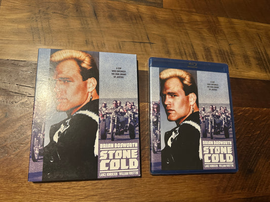Stone Cold Blu ray-Kino Lorber-90’s Classic-Slipcover-NEW