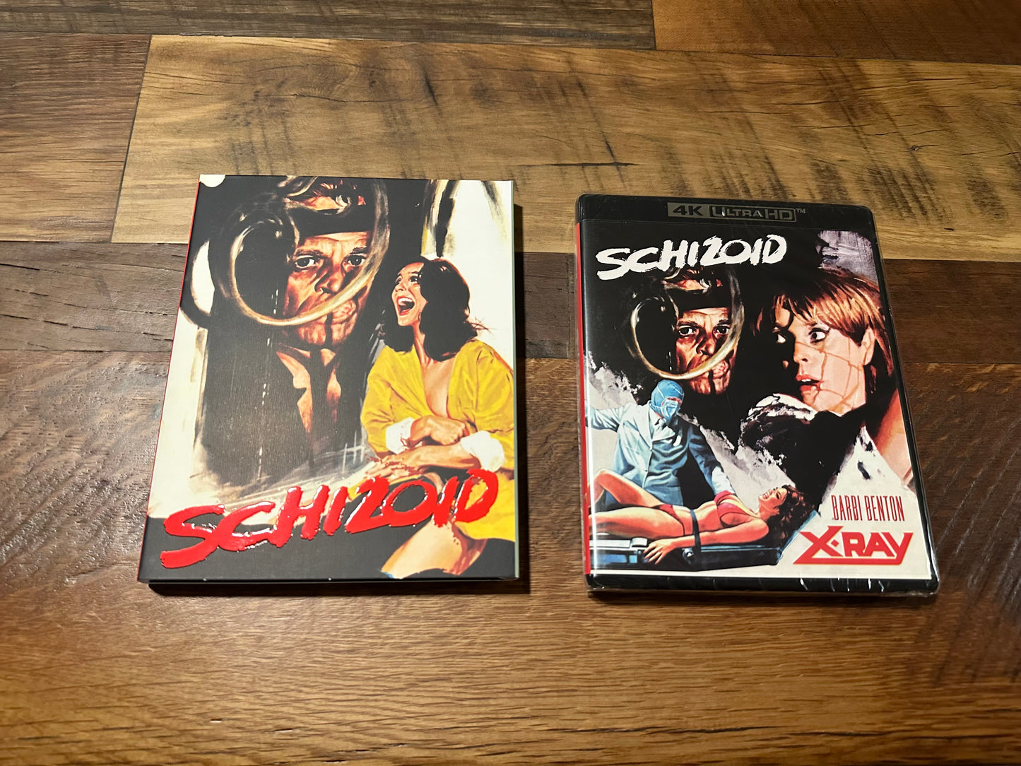 Schizoid & X-Ray 4k Ultra HD/Blu ray*Vinegar Syndrome*OOP Slipcover*NEW