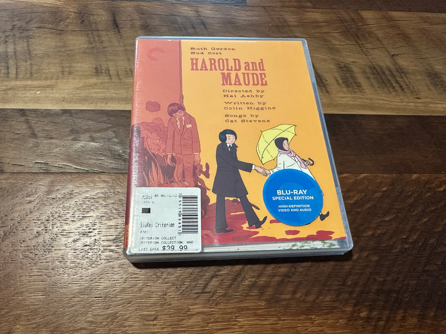 Harold And Maude (Blu ray, Criterion Collection, Special Ed, NEW)