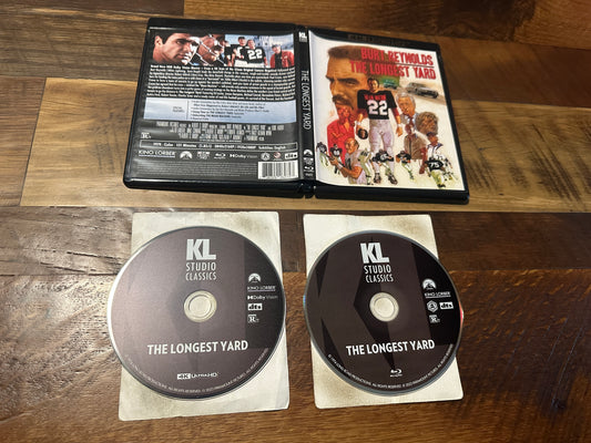 The Longest Yard (4K Ultra HD/Blu ray, Kino Lorber, 2 Disc, Burt Reynolds)