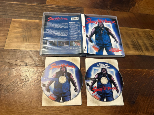 Slaughterhouse (Blu ray/DVD-Vinegar Syndrome, 2 Disc, 80’s Horror)