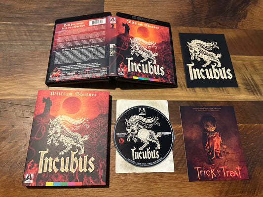 Incubus 4K Ultra HD-Arrow Video-Limited Edition-Slipcover-Booklet-