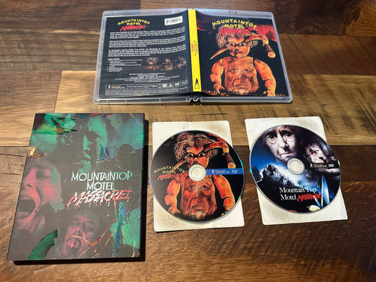 Mountaintop Motel Massacre Blu ray-Vinegar Syndrome-Slipcover-80’s-