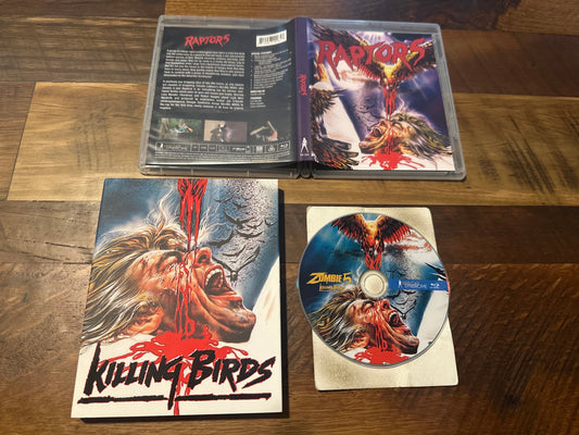 Killing Birds Blu ray-Vinegar Syndrome-Slipcover-80’s Horror