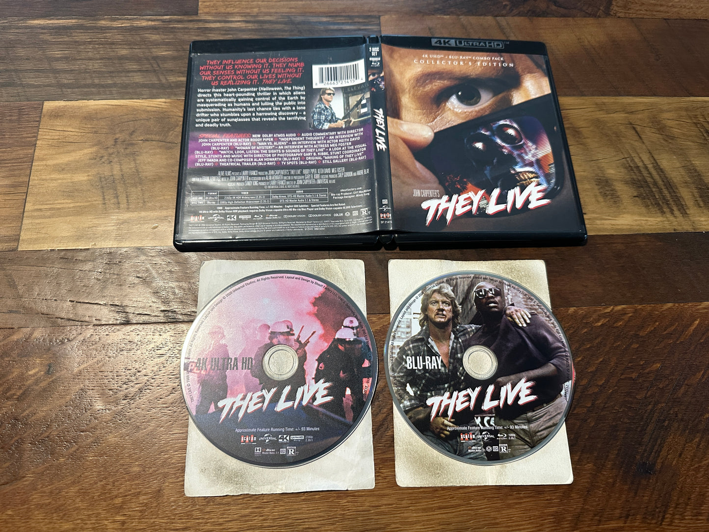 They Live (4K Ultra HD/Blu ray, Scream Factory, Collector’s Edition, 2 Disc)
