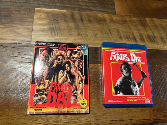 Father’s Day Blu ray/DVD/CD-Troma Entertainment-Slipcover-4 Disc-