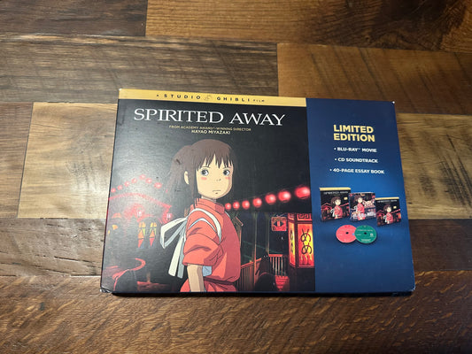 Spirited Away Blu ray-Shout Factory-Limited Edition-Essay Book & CD