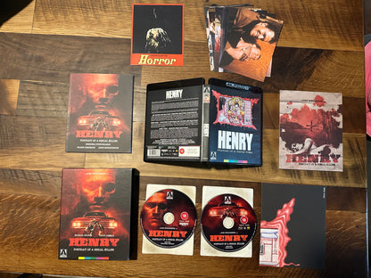 Henry Portrait Of A Serial Killer 4K Ultra HD/Blu ray*Arrow Video*Limited Ed*OOP