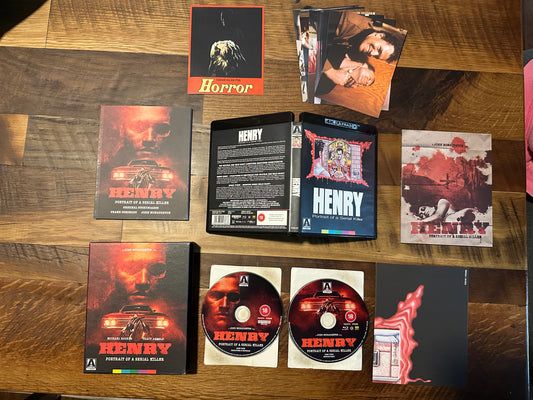 Henry Portrait Of A Serial Killer 4K Ultra HD/Blu ray*Arrow Video*Limited Ed*OOP