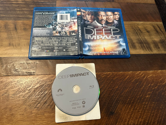 Deep Impact (Blu ray, Paramount, Morgan Freeman 90’s Classic, Widescreen)