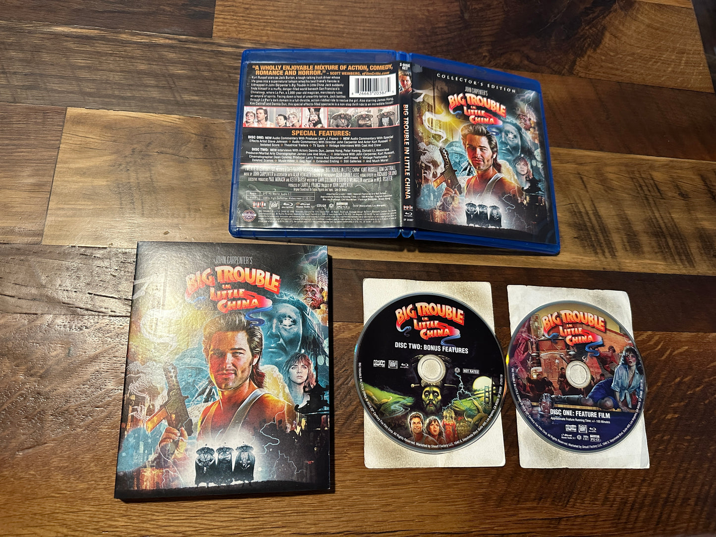 Big Trouble In Little China (Blu ray, Scream Factory, Slipcover, 80’s Classic)